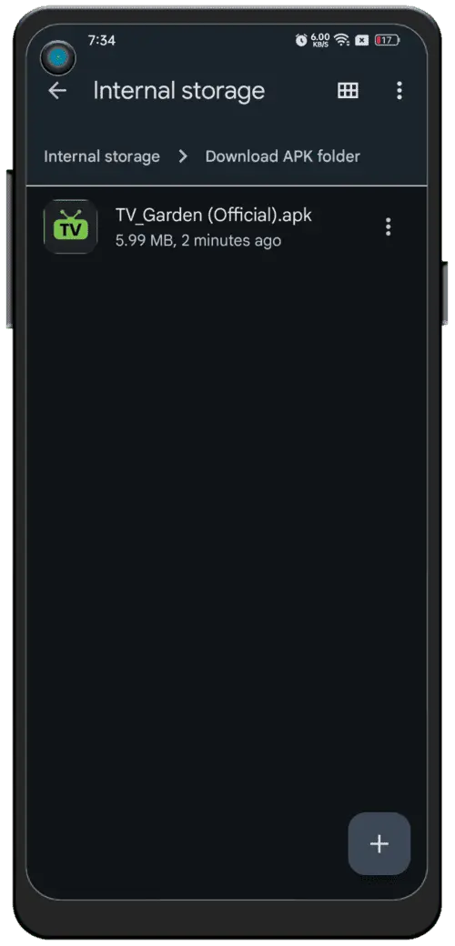 Hanapin ang APK file